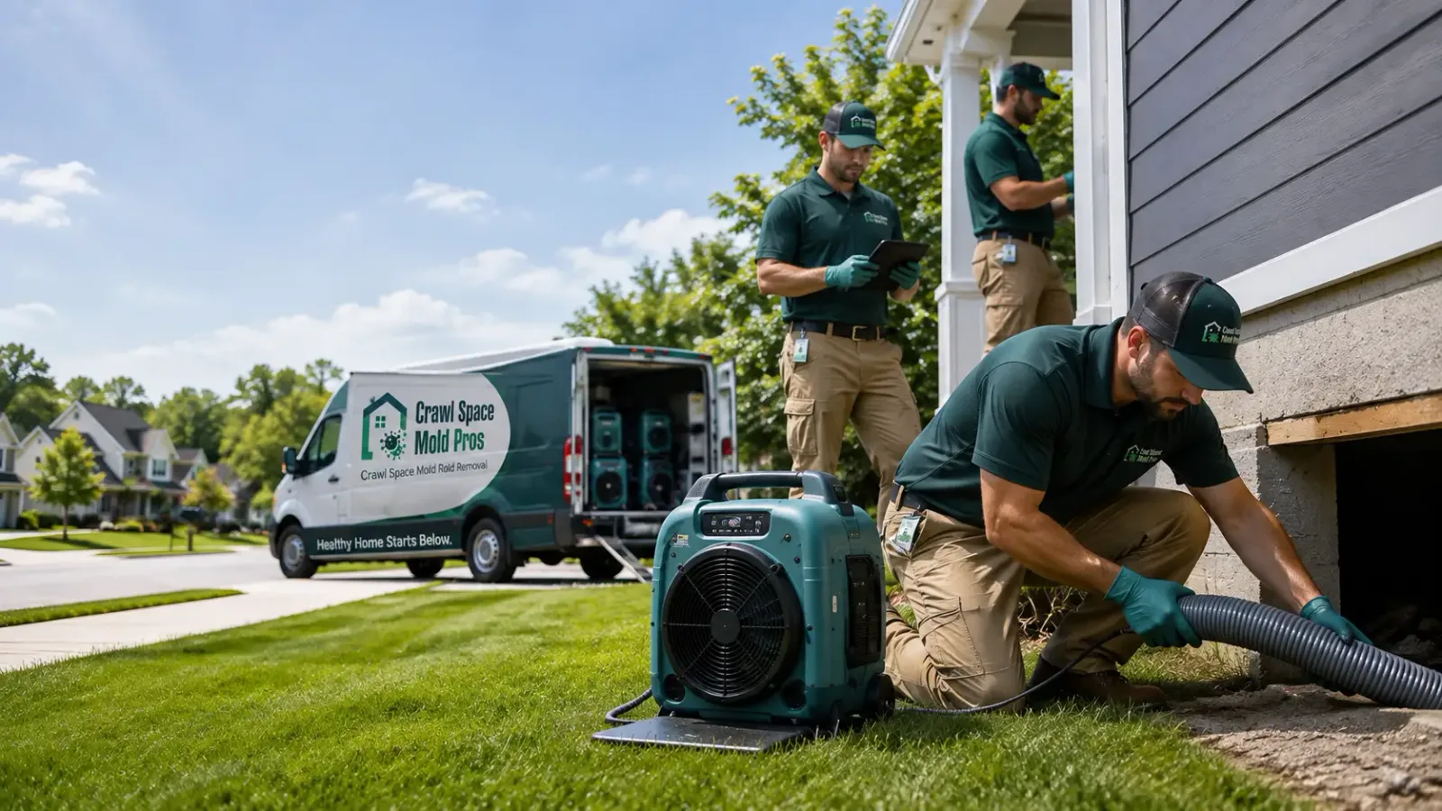 Crawl Space Mold Removal in Accident, MD
